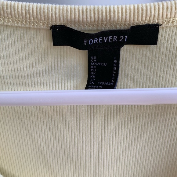 Yellow forever 21 crop top - Picture 4 of 5